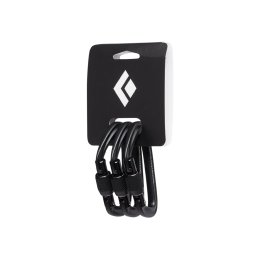 BLACK DIAMOND KIT DE 3 MOUSQUETONS HOTFORGE SCREWGATE TU BLACK