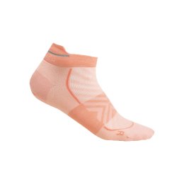 ICEBREAKER CHAUSSETTES MERINO MICRO RUN+ ULTRALIGHT FEMME 38-40 GLOW/TANG
