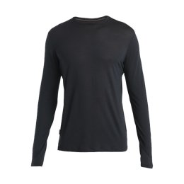 ICEBREAKER T-SHIRT MANCHES LONGUES MERINOS SPHERE II HOMME XS BLACK