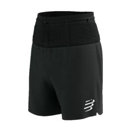 COMPRESSPORT SHORT TRAIL RACING 2-IN-1 HOMME S BLACK