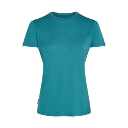 ICEBREAKER T-SHIRT MERINO 125 COOL LITE SPHERE III DONNA S TOPAZ