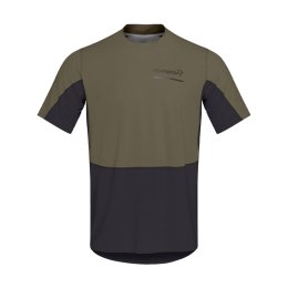 NORRONA T-SHIRT SENJA EQUALISER LIGHTWEIGHT HOMME M 3301_OLIVE NIGHT