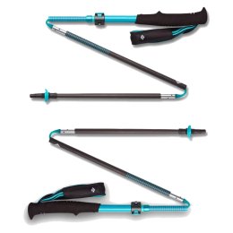BLACK DIAMOND BATONS DISTANCE CARBON FLZ FEMME 110 CM DARK PATINA
