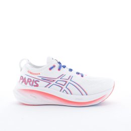 ASICS GEL-NIMBUS 26 HOMME PARIS BLANCHES 44 100 / WHITE/SUNRISE