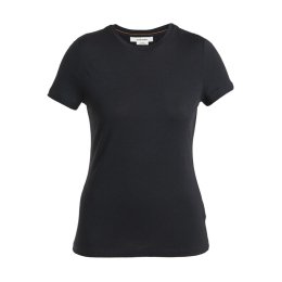 ICEBREAKER T-SHIRT MERINO 150 TECH LITE II FEMME M BLACK
