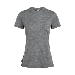 ICEBREAKER T-SHIRT MERINO 150 TECH LITE II FEMME XS GRITSTONE HTHR-013