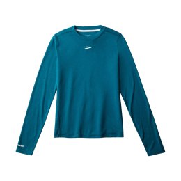 BROOKS T-SHIRT MANCHES LONGUES HIGH POINT FEMME XL 481 - Celestial