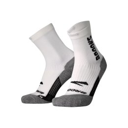 BROOKS CHAUSSETTES GHOST CREW L 161 - WHITE/BR - CRE