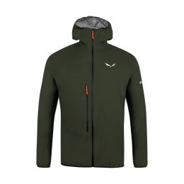 SALEWA VESTE AGNER 2 3L POWERTEX HOMME S 5281 - DARK OLIVE/09