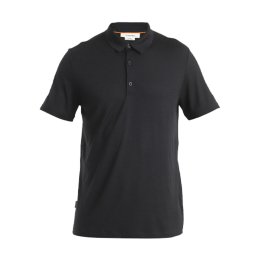 ICEBREAKER POLO MANCHES COURTES MERINO 150 TECH LITE III HOMME