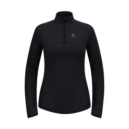 ODLO PULL SEMI-ZIPPÉ ZEROWEIGHT WARM FEMME M 15000 BLACK