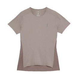 ON T-SHIRT PERFORMANCE-T FEMME L CINDER ASH