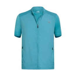 DIADORA VESTE MULTILAYER VEST RUN CREW HOMME M DUSTY TURQUOISE