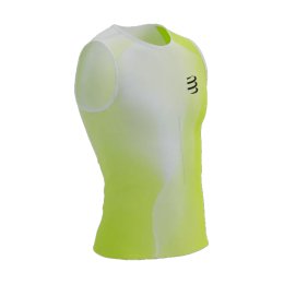 COMPRESSPORT DEBARDEUR PERFORMANCE HOMME L SAFE YELLOW