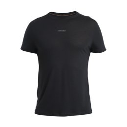 ICEBREAKER T-SHIRT MERINO 125 COOL-LITE SPEED HOMME XXL BLACK