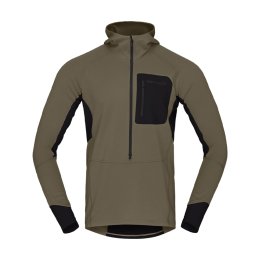 NORRONA VESTE À CAPUCHE SENJA WARM1 HOMME M 3301_OLIVE NIGHT