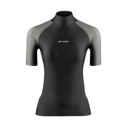 ORCA T-SHIRT BOSSA RASH VEST NOIR FEMME S 01 BLACK