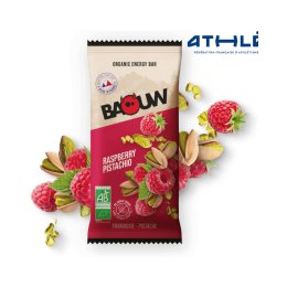 BAOUW BARRE ÉNERGÉTIQUE EXTRA BIO 50G UNITE EXTRA FRAMBOISE-PIST