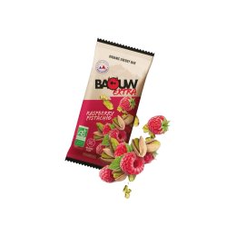 BAOUW BARRE ÉNERGÉTIQUE EXTRA BIO 50G UNITE EXTRA FRAMBOISE-PIST