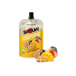 BAOUW COMPOTE ÉNERGÉTIQUE BIO 90G UNITE MANGUE - PASSION - GINGEMBRE