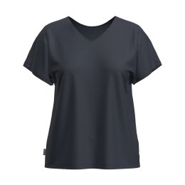 ICEBREAKER T-SHIRT MANCHES COURTES RÉVERSIBLE MÉRINO DRAYDEN FEMME XS MIDNIGHT/NAVY
