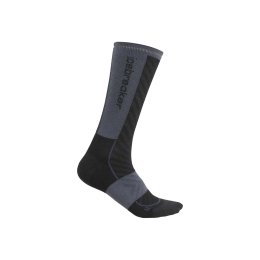 ICEBREAKER CHAUSSETTES MÉRINO RUN+ ULTRALIGHT CREW FEMME 35-37 BLACK/GRAPHITE