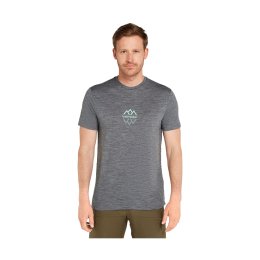 ICEBREAKER T-SHIRT 150 MERINOS TECH LITE III HOMME M GRITSTONE HTHR-013