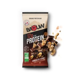 BAOUW BARRE ÉNERGÉTIQUE BIO 50G PROTÉINÉE UNITE CHOCOLAT-CACAHUETES