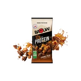 BAOUW BARRE ÉNERGÉTIQUE BIO 50G PROTÉINÉE UNITE CARAMEL-PECAN