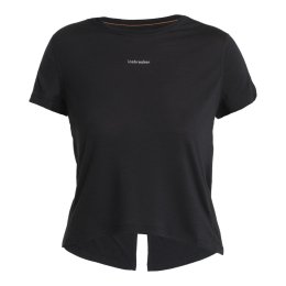 ICEBREAKER T-shirt mélange mérinos 125 Cool-Lite Speed femme S BLACK