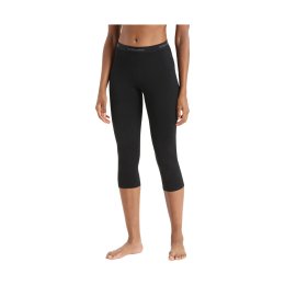 ICEBREAKER COLLANT 3/4 MÉRINOS 200 OASIS FEMME XS BLACK