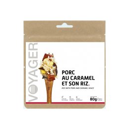 VOYAGER REPAS LYOPHILISÉ - PORC AU CARAMEL ET SON RIZ TU .