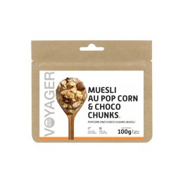 VOYAGER PETIT DÉJEUNER LYOPHILISÉ - MUESLI AU POP CORN ET CHOCO CHUNKS TU .