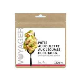 VOYAGER REPAS LYOPHILISÉ - PÂTES AU POULET ET LEGUMES DU POTAGER TU .