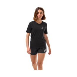 COMPRESSPORT T-SHIRT PERFORMANCE MANICHE CORTE DONNA L BLACK