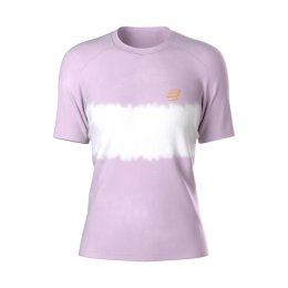 COMPRESSPORT T-SHIRT PERFORMANCE FEMME M ORCHID/APRICOT