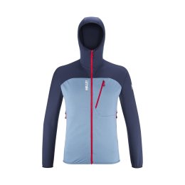 MILLET Pile LOKKA HOODIE III uomo S N9302 CORONET BLUE/SAPHIR