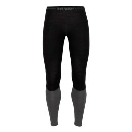 ICEBREAKER COLLANT ZONEKNIT MERINO 200 HOMME M BLACK/JET HTHR/CB