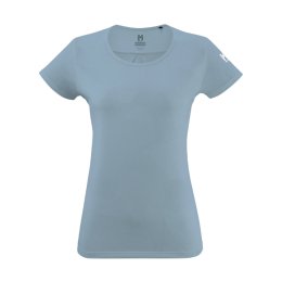 MILLET T-SHIRT A MANICHE CORTE HIKING JACQUARD DONNA L N9926 ICEBERG