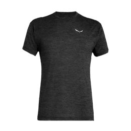SALEWA T-SHIRT MANCHES COURTES PUEZ MELANGE DRY'TON HOMME M 0911 - BLACK OUT MEL