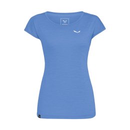SALEWA T-SHIRT MANCHES COURTES PUEZ MELANGE DRY'TON FEMME XL 3156 - morning blue melange