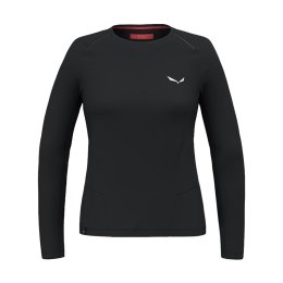 SALEWA T-SHIRT MANCHES LONGUES PEDROC DRY FEMME M 0910 - BLACK OUT