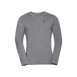 ODLO SOUS-COUCHE COL ROND NATURAL HOMME XL 15001 - BLACK - BLAC
