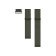 Bracciali Quick-Release 24 mm in silicone nero