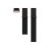 Bracciali Quick-Release 24 mm in silicone nero