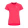 T-SHIRT COL ROND MANCHES COURTES 1/2 ZIP FEMME