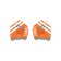 PLAQUETTES DE NATATION ORANGE