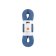 CORDE CONTACT WALL 9.8 MM BLEUE