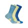 CHAUSSETTES RUN CREW MI-HAUTES (3 PAIRES)