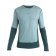 T-SHIRT MANCHES LONGUES MERINO 125 ZONEKNIT HOMME BLEU